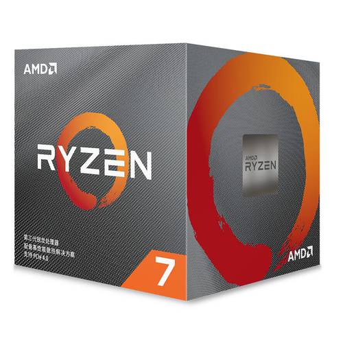 AMD 라이젠 R7 3800X AM4 7nm 8 코어 16 실 3.9GHz 박스 포장 CPU+X570 패키지