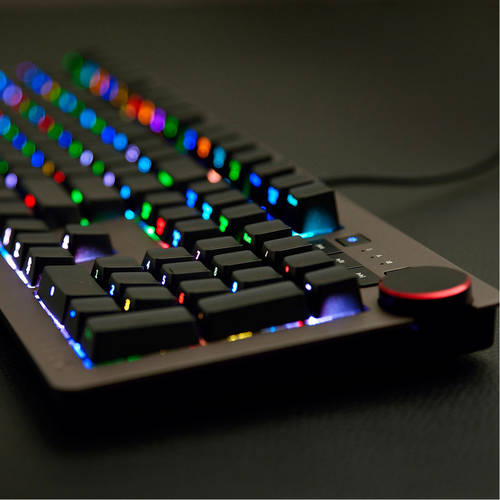 AJAZZ AK60 측면 각인 RGB 게임 기계 키보드 흑/청/갈/적/은축 노트북 데스크탑 lol PC방 PC방