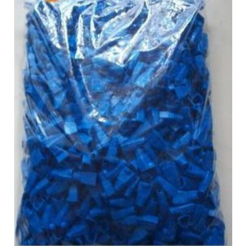 컬러 크리스탈 헤드 보호케이스 블루 5 클래스 넷 케이블 크리스탈 헤드 보호케이스 1000 개 / 가방