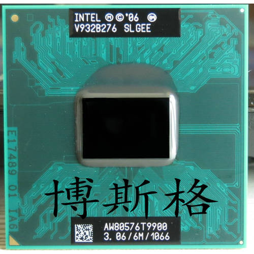 Intel T9900 노트북 CPU PGA 공식버전 3.06GH 6M/1066 스파이크 T9800