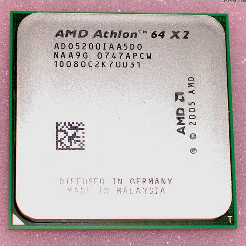 원래 긍정적 스타일 AMD 애슬론 Athlon64 X2 5200B 5200+ AM2(940) 듀얼 코어 CPU