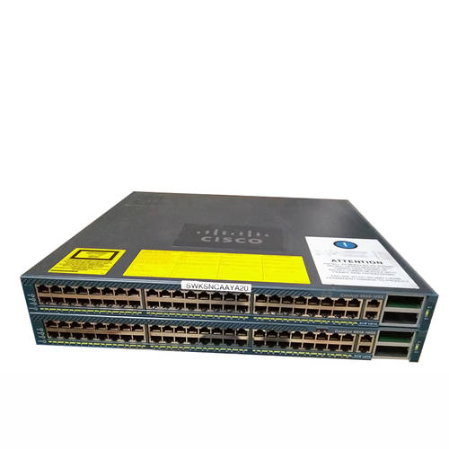 Cisco 시스코 CISCO WS-C4948-10GE-S/E 48 포트 풀기가비트 2 포트 기가비트 스위치 더블 파워 출처