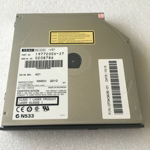 신제품 노트북 일체형 서버 CD-ROM TEAC DW-224S 범용 직렬포트 combo CD-ROM