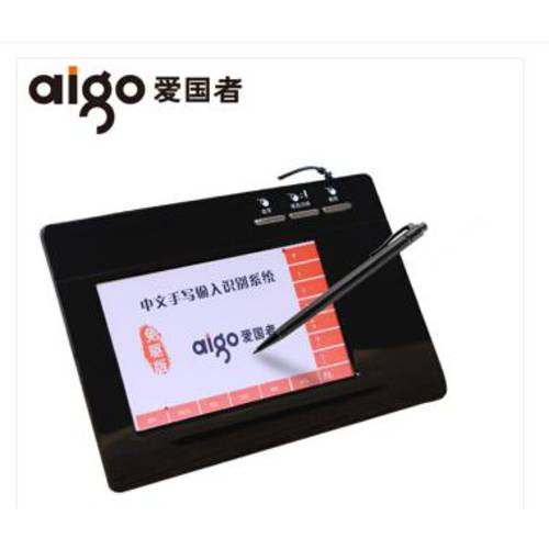 AIGO 아이고 컴퓨터 필기 보드 드라이버 설치 필요없는 대형스크린 Windows 스케치 보드 고연령 입력 키보드 필기모드 W981