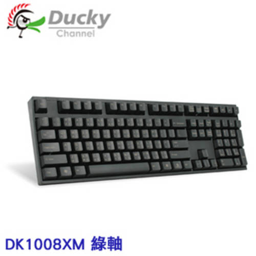 대만 직접 공급 Ducky Chuangjie DUCKY DK1008XM 녹축 / 블랙 축 기계 식 키보드