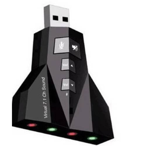 우주 우주선 7.1 듀얼 마이크 이어폰 소켓 비행기 있다 라인 데스크탑 기계 노트북 USB 사운드카드