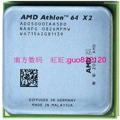 원래 긍정적 스타일 AMD 애슬론 Athlon64 X2 5000+ 5000B AM2(940) 듀얼 코어