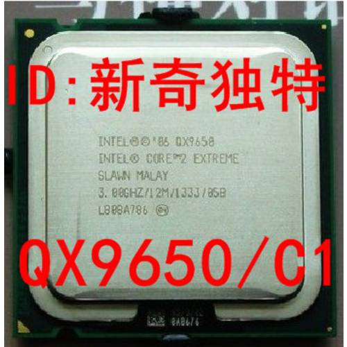 Intel 인텔코어 2 익스트림 QX9650 쿼드코어 775 핀 CPU 공식버전 C1 스테핑