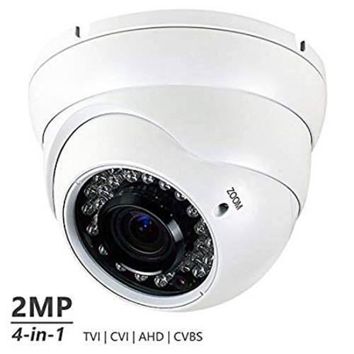 Analog CCTV Camera HD 1080P 4-in-1 (TVI/AHD/CVI/CVBS) Securi