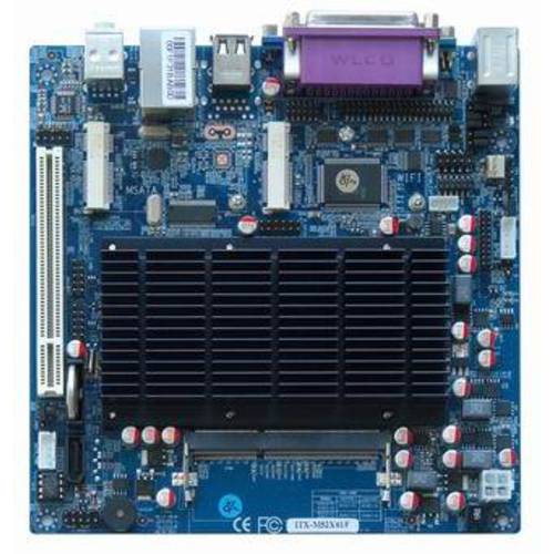 MINI-ITX 메인보드 원자 D525 여섯 개 더 직렬포트 M52X61F 팬리스 IP25X4 조회 직류 전원