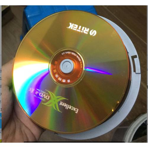 RITEK 황금 플레이트 레코딩 표면 또한 골드 공백 DVD 레코딩 CD 사람을 이해하다 컬랙션