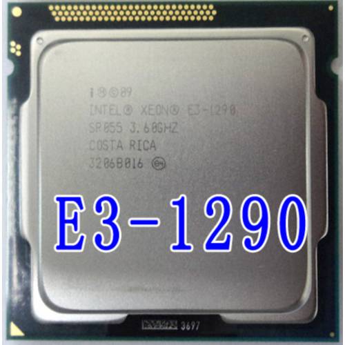 Xeon E3 1290 CPU 3.6G 4 코어 8 실 공식버전 1155 핀 어깨에서 어깨까지 3770