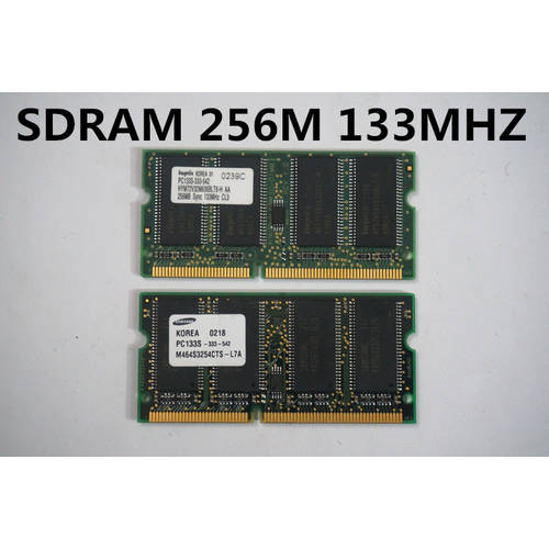 오리지널 분해 sdram 256m 노트북 pc133 프린터 부 산업제어 시스템 sd 메모리 램 사용가능