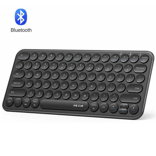 Jelly Comb 무선블루투스 개성있는 키보드 원형 버튼 범용 안드로이드 애플 태블릿 대만 기계