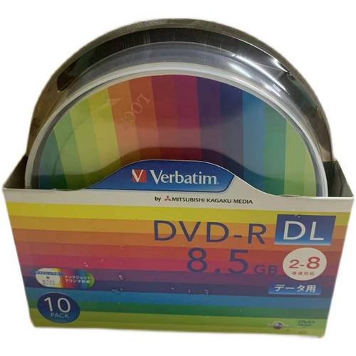UAE 생기게 하다 미쓰비시 버바팀 Verbatim D9 CD굽기 DVD-R DL 8 속도 8.5G 대용량 단면 이중 10 개