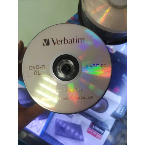 버바팀 Verbatim CD굽기 공시디 8X DVD+RW 4.7G 디스크 재기록 가능 CD CD 일회용 DL8.5G