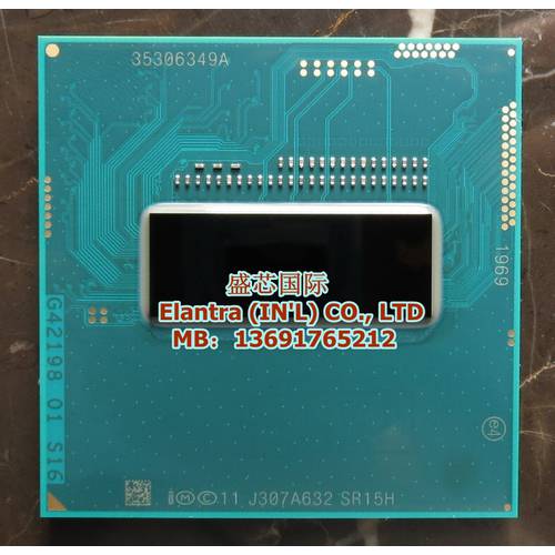 I7 4700MQ SR15H 2.4-3.4G 새제품 공식버전 PGA 4 세대 노트북 CPU HM87
