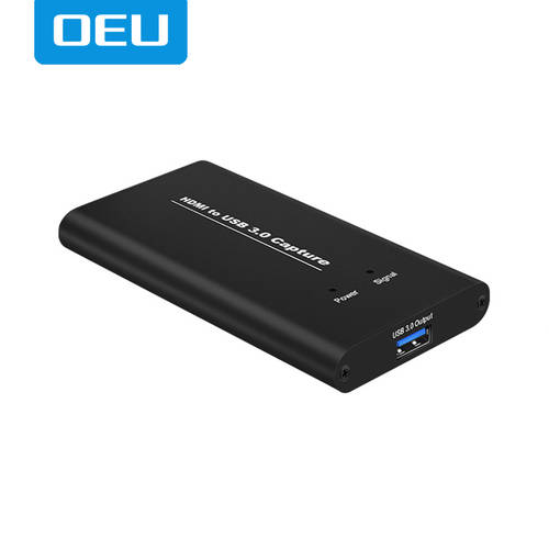 OEU 캡처카드 HDMI TO USB3.0 고선명 HD 1080P60Hz 게임기 연결 노트북 휴대폰 태블릿
