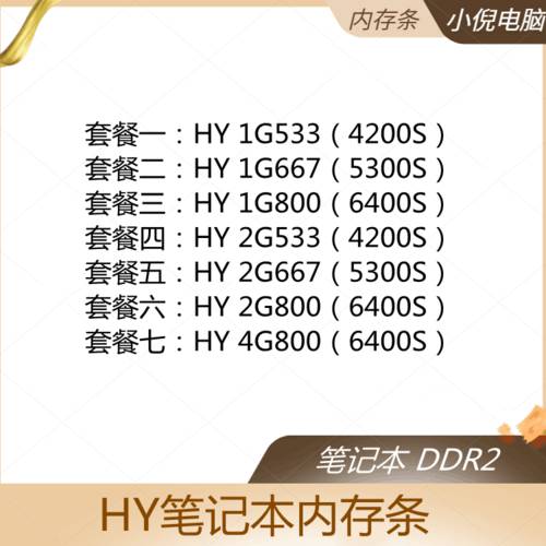 Hynix/ 하이닉스 노트북 램 1G 2G 4G 533 667 800 DDR2 2세대 램 줄