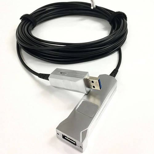 USB3.0 광섬유 연장 데이터 케이블 8 미터 10 미터 20 미터 수-암 신호 연장케이블 고속 전송