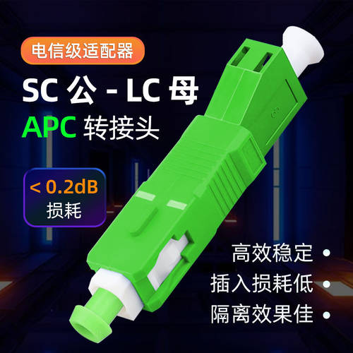 SC/APC-LC/APC 광섬유 어댑터 어댑터 플랜지 어댑터 단일 모드 SC (수) -LC (암) 어댑터