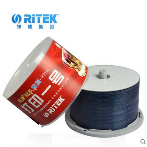 RITEK （RITEK）CD-R 52 속도 700M 프린트 NO.1 CD 시리즈 배럴 50 개 CD굽기