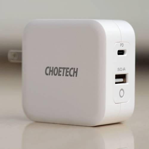 CHOETECH GAN PD 고속충전기 65W 듀얼포트 1AC 노트북 macbook/iphone12pro