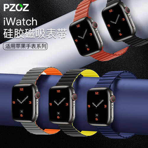 PZOZ 애플워치 사용가능 applewatch 시계 스트랩 iwatch6/5/4/3/ 마그네틱 apple watch2se/s6s5s4 시계 스트랩 44/42/40/38