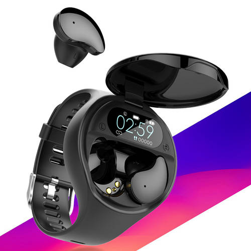 Watch Earphone 2 in 1 Portable Headset Smart Watch Earbuds