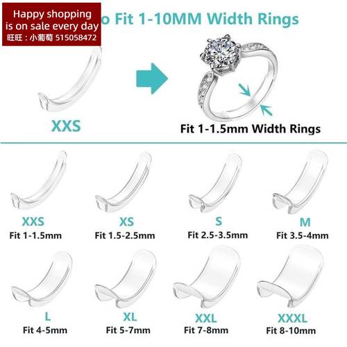 Invisible Ring Size Adjuster Reducer Ring Sizer Fit Any Rin