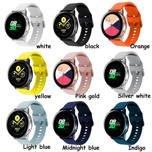 20mm Watch Strap For Galaxy Watch Active 2 40mm 44mm Band