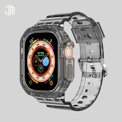 애플워치 사용가능 applewatch 시계 스트랩 ultra 일체형 빙하 충격방지 디자인 iwatch 손 시계 스트랩 series87654321se 세대 교체용 손목 스트랩 남여공용 신상 신제품