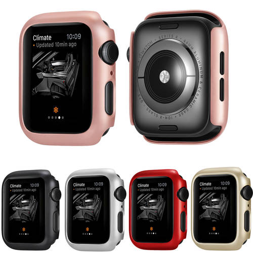 애플 아이폰 호환 SE 손목시계 워치 applewatch6 보호케이스 iwatch 보호케이스 5/4/3 전기도금 2 불완전한 가방 펀칭 충격방지 40mm44/40/38 실리콘 seriesS 액세서리 5 ~ 6 개 세대