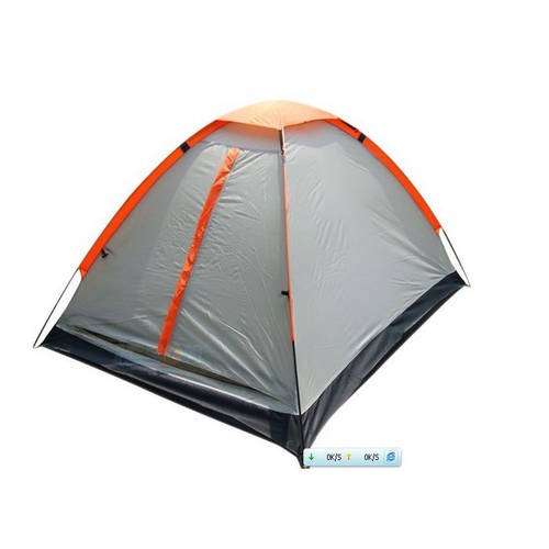 【 2인용 단층 텐트 】 아웃도어 캠핑 캠핑 장비 캐주얼 편안한 내구성 외출 밖의 좋은 집