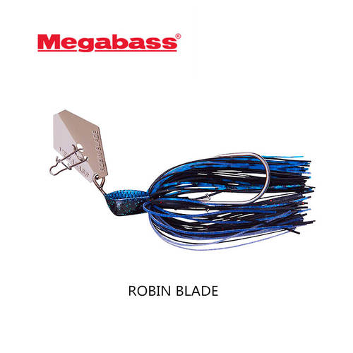 일본 MEGABASSJ 수입 수염 사람 ROBIN BLADE 수염 (수) 10.5 그람 플랩 JG 줄무늬 농어 미끼