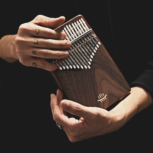 프로페셔널 칼 림바 MUZHI 피아노 21 아코디언 17 소리 kalimba 플레이트 초보자용 공기 영적인 음악 장치 휴대용