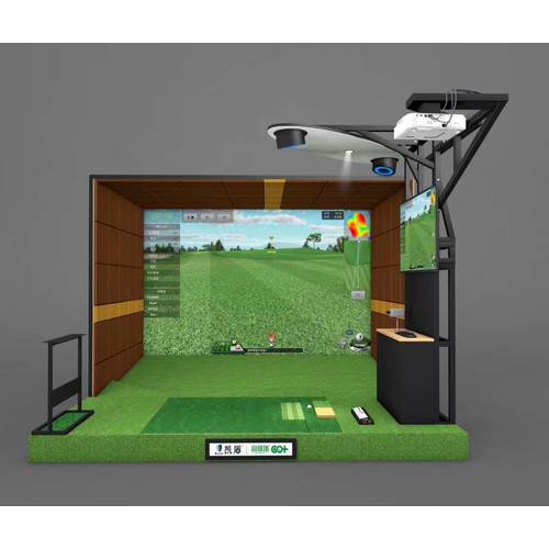 개둔 실내 골프 에뮬레이터 79 높은 리얼리티 고선명 HD 3D 법정 고속 촬영 속도 측정 집 설치