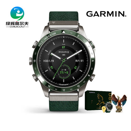 Garmin 가민 GARMIN 골프 거리계 새 시계 스타일 터치 액정 MARQ 2 그린 워터 고스트 한정 기프트 패키지