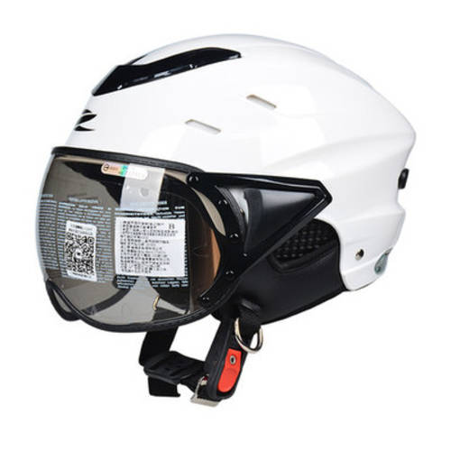 대만 Ruishi 헬멧 오토바이 남여공용 Xia 헬멧 통풍 귀마개 분리가능 자외선 차단 썬블록 심플한 사계절 하프페이스 헬멧 헬멧 안전모