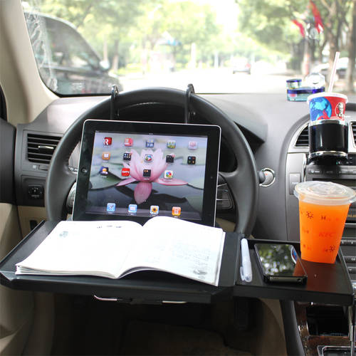 차량용 노트북 컴퓨터 거치대 정품 SHUNWEI 3세대 서랍형 자동차 사무용 책상 테이블 식탁 컴퓨터 거치대