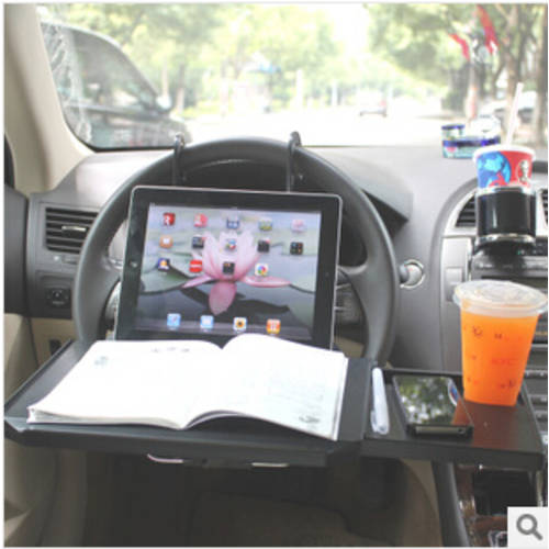 차량용 데스크탑 PC + 긴 서랍 다기능 차량용 노트북 거치대 홀더 컴퓨터 거치대 사무용 책상