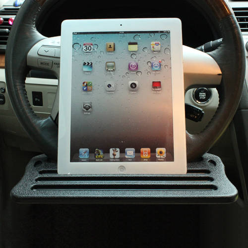 자동차 차량용 ipad 거치대 태블릿 데스크탑 PC 역 쓰기 보드 차량용 스티어링 휠 카드 테이블 식판 접시
