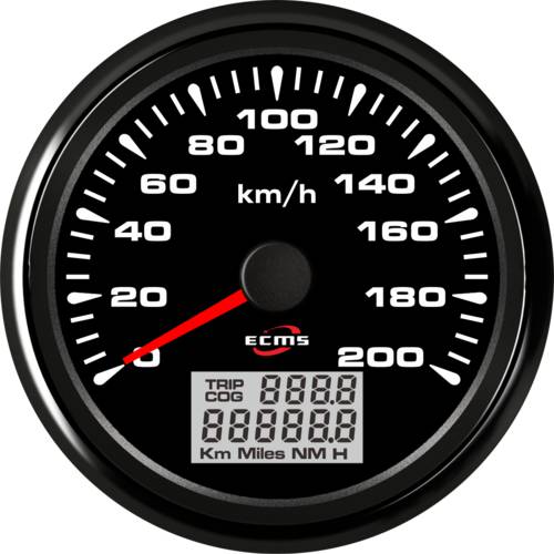 !GPS 속도계 속도계 속도계 사이클컴퓨터 속도계 속도계 선박용 속도계 미터기 블랙 7 일루미네이션