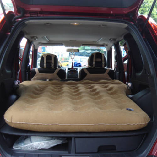 JUNYI 차량용 접이식 침대 차량용 에어베드 에어매트 침대 SUV 뒷좌석 탑박스 수면침대 2인용 여행용 침대