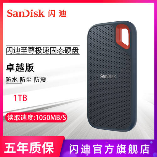 sandisk SanDisk Type-C 듀얼포트 모바일 하드 1TB SSD 모바일 하드 하드 디스크 고속 NVMe