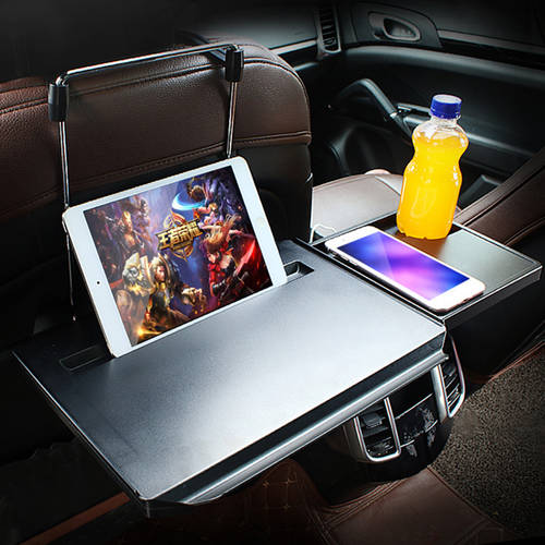 차량용 접이식 미니 테이블 차량용 PC 책상 노트북 거치대 후면 차량용 뒷좌석 테이블 식탁 식탁