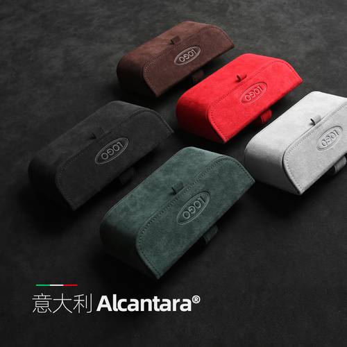Alcantara 테슬라 고글 안경 케이스 Alcantara 차량용 보관함 model3/S/X 선바이저 차량용 수납