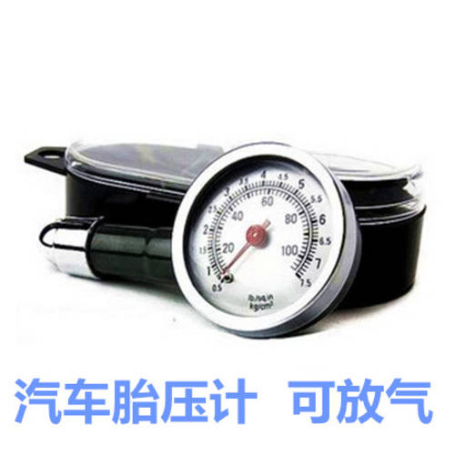 자동차 메탈 타이어 압력계 시계 세이프티 타이어 다이얼 정밀 압력 미터 기계 측정 기압계 + 방출