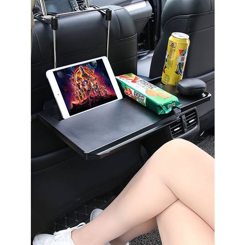 차량용 테이블 식탁 차량용 태블릿 PC 선반 접기 테이블 게시판 노트 이 고정 거치대 뒷좌석 식탁