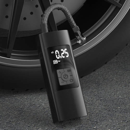 차량용 공기 펌프 타이어 전동 휴대용 에어펌프 지혜 무선 전화 자전거 휴대용 에어펌프 해외
